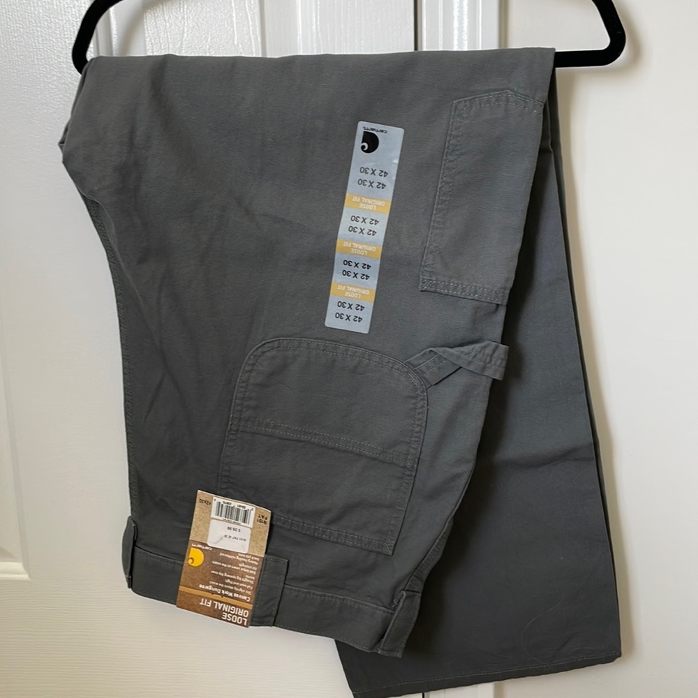 Carhartt Mens Work Dungaree Loose Original Fit 42x30